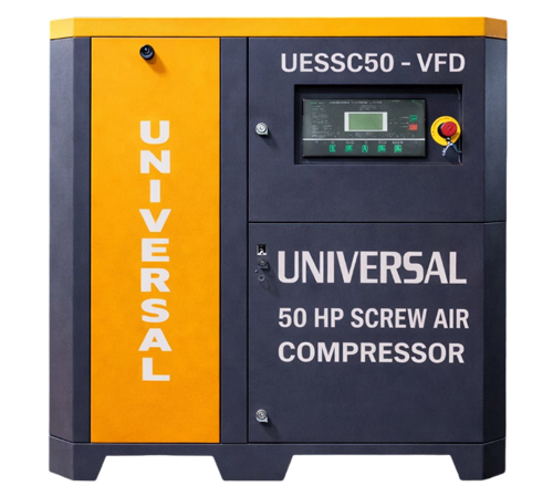 50 hp vfd screw air compressor