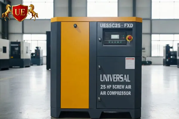 25 HP Fixed Screw Compressor
