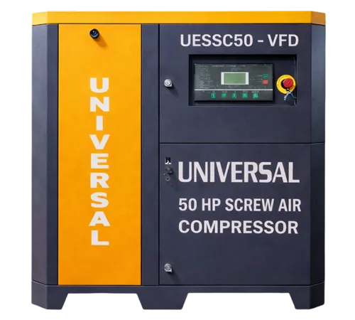 50 hp vfd screw air compressor